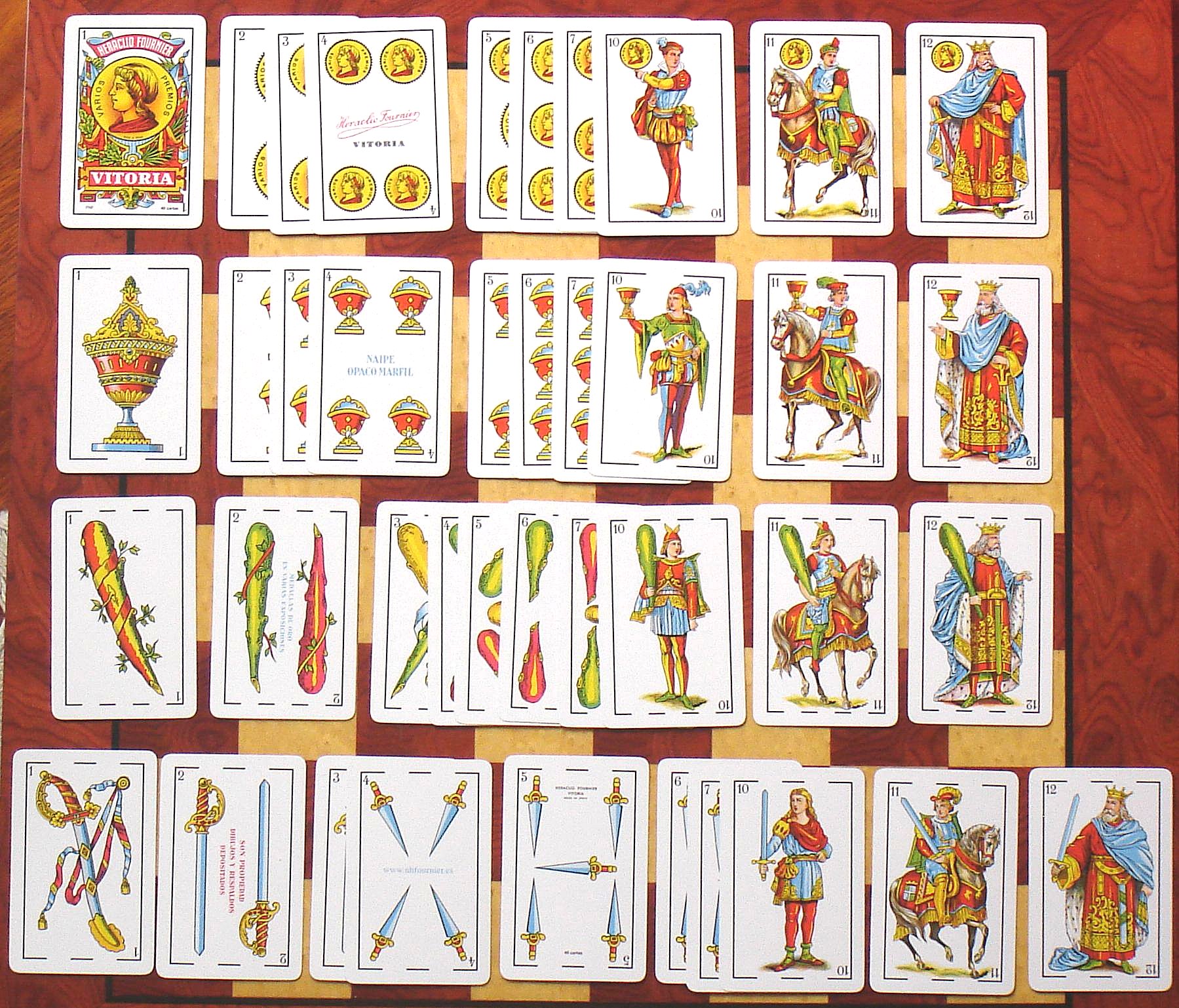 Lista de juegos de cartas españolas